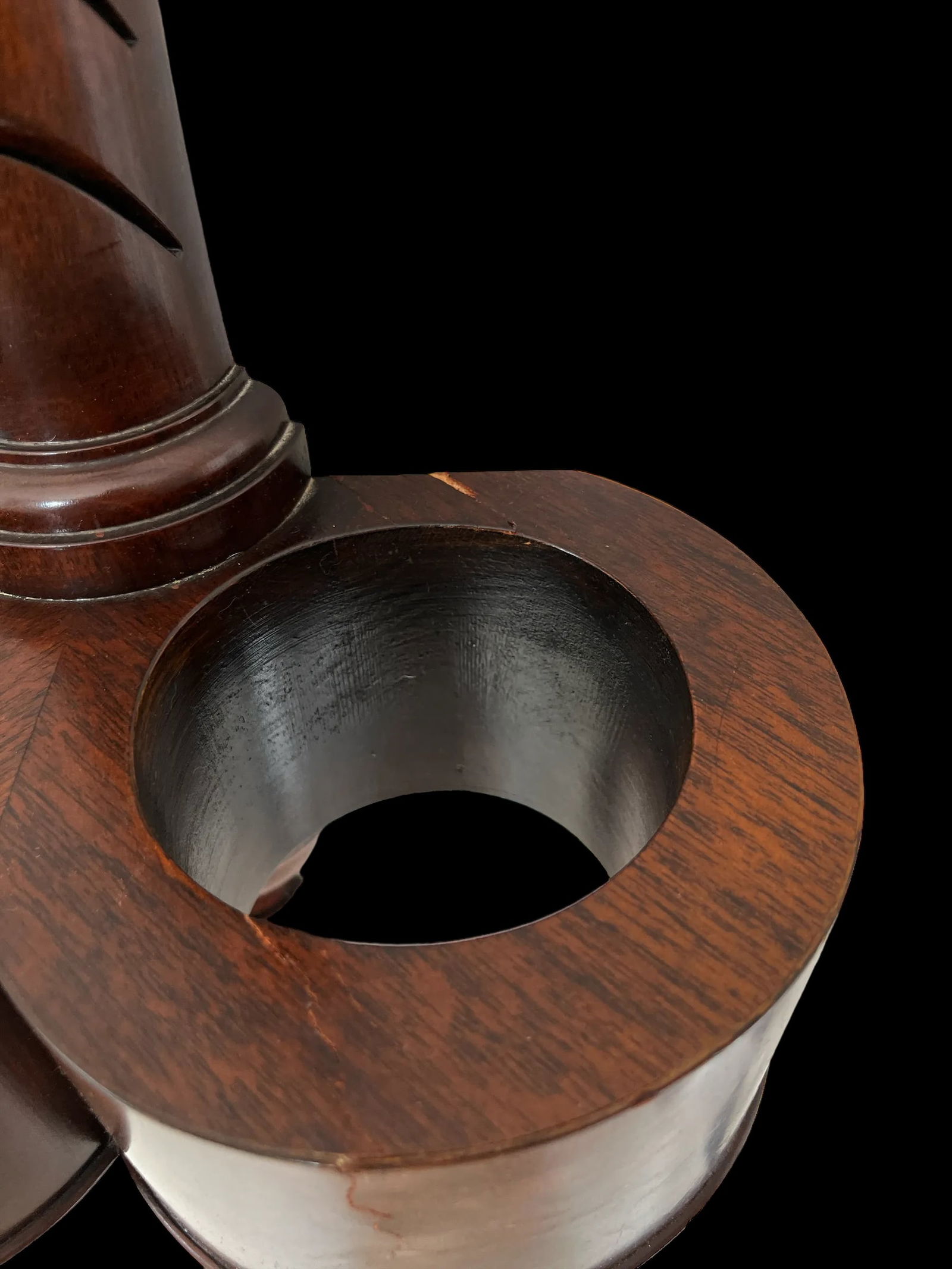 1940s Weiman Heirloom Mahogany Wall-Mounted Card Holder Display Umbrella Stand - 10