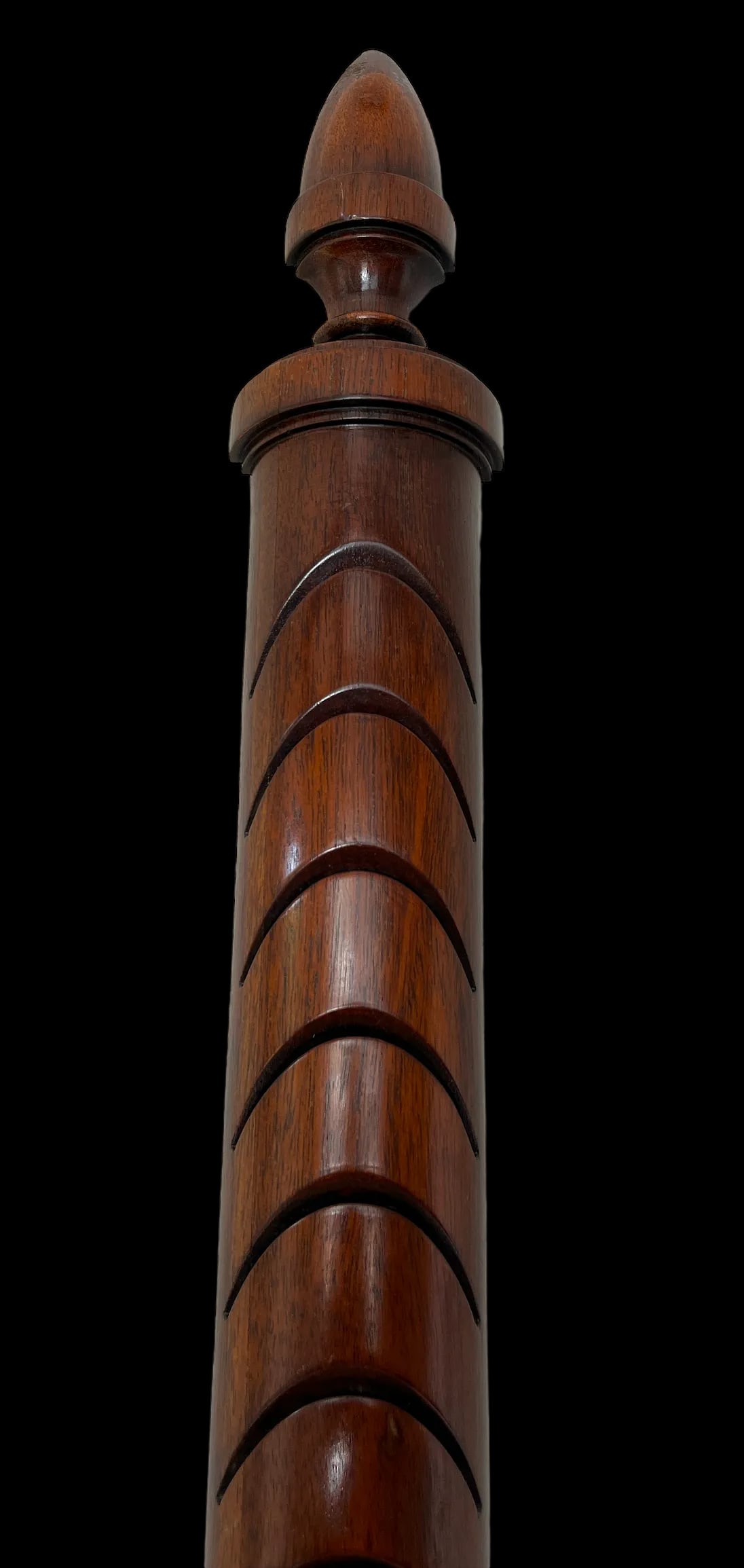 1940s Weiman Heirloom Mahogany Wall-Mounted Card Holder Display Umbrella Stand - 3