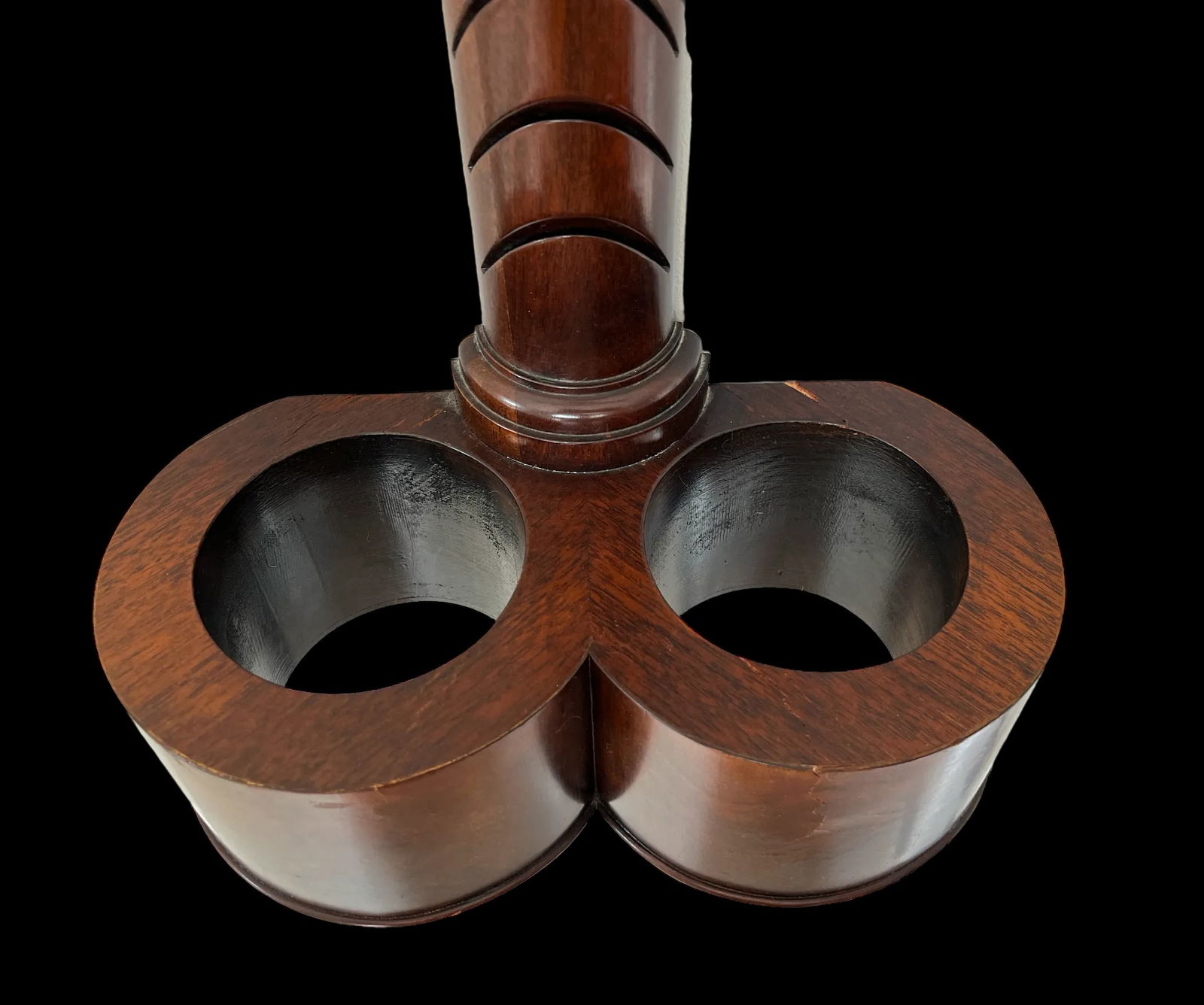 1940s Weiman Heirloom Mahogany Wall-Mounted Card Holder Display Umbrella Stand - 8