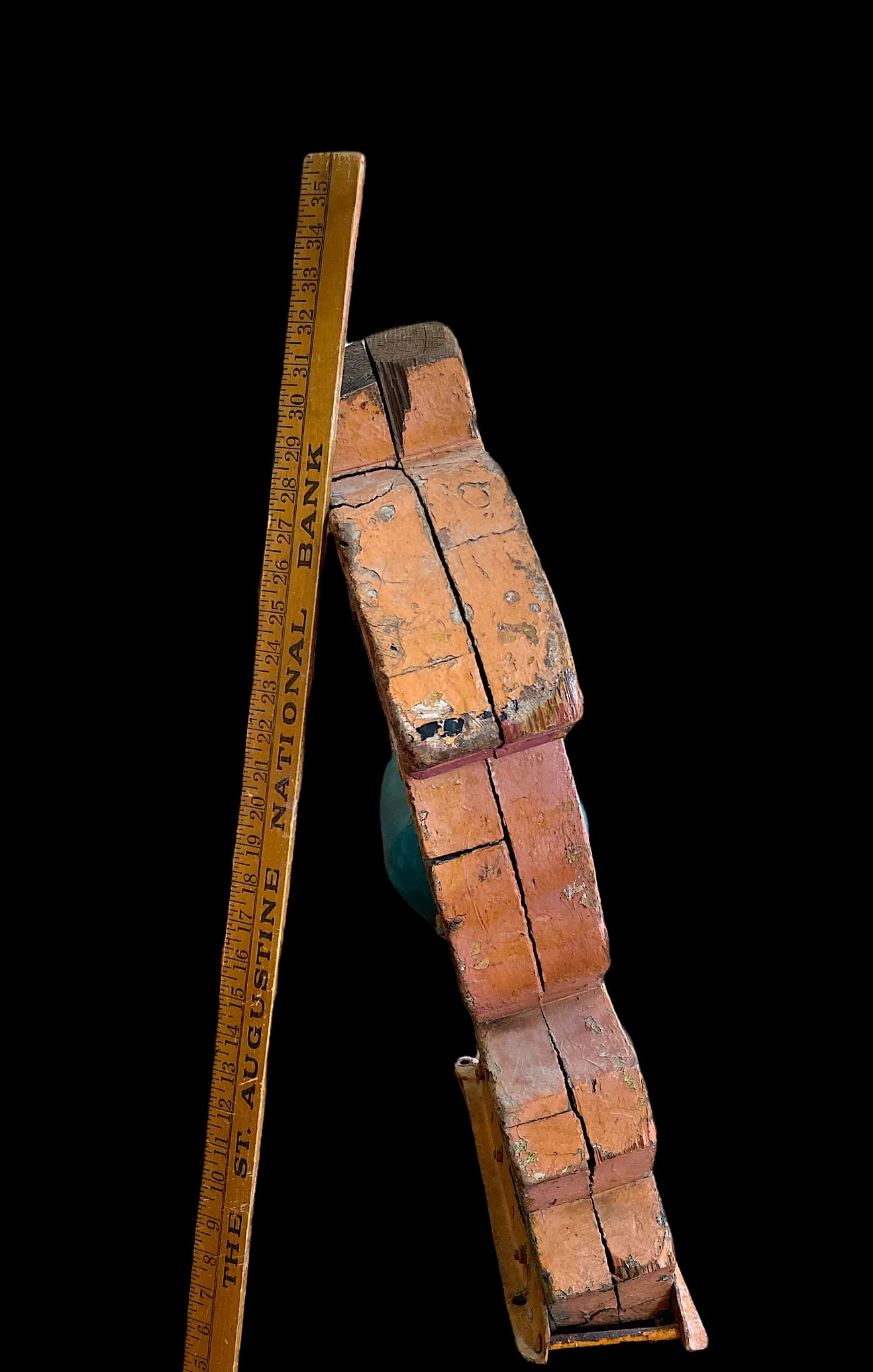 19th Century Antique Hand Made Wooden Carousel Carnival Ride Seat Llama or Camel - 11