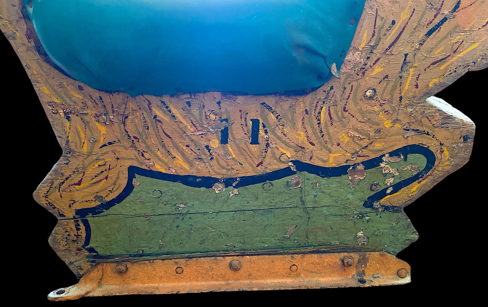 19th Century Antique Hand Made Wooden Carousel Carnival Ride Seat Llama or Camel - 7