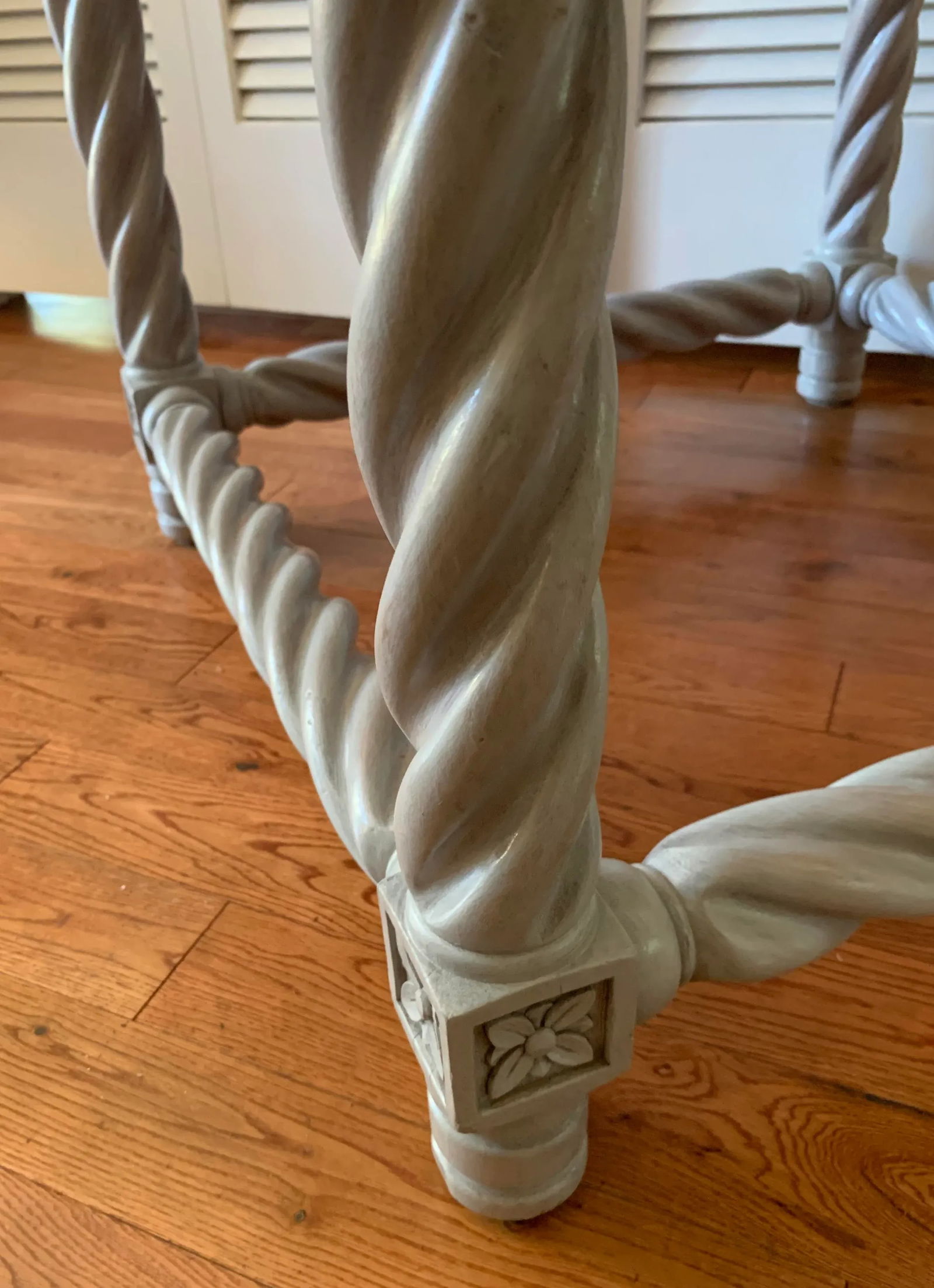 Vintage Mid Century Ottoman - 3