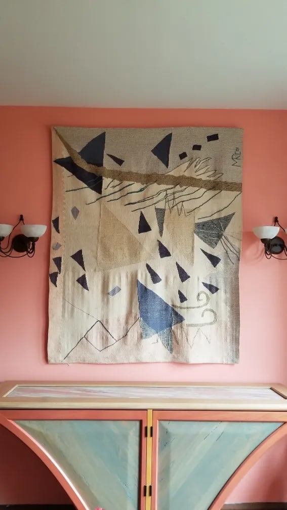 Triangle V: Law of Three Series Hand Woven Tapesty - 2