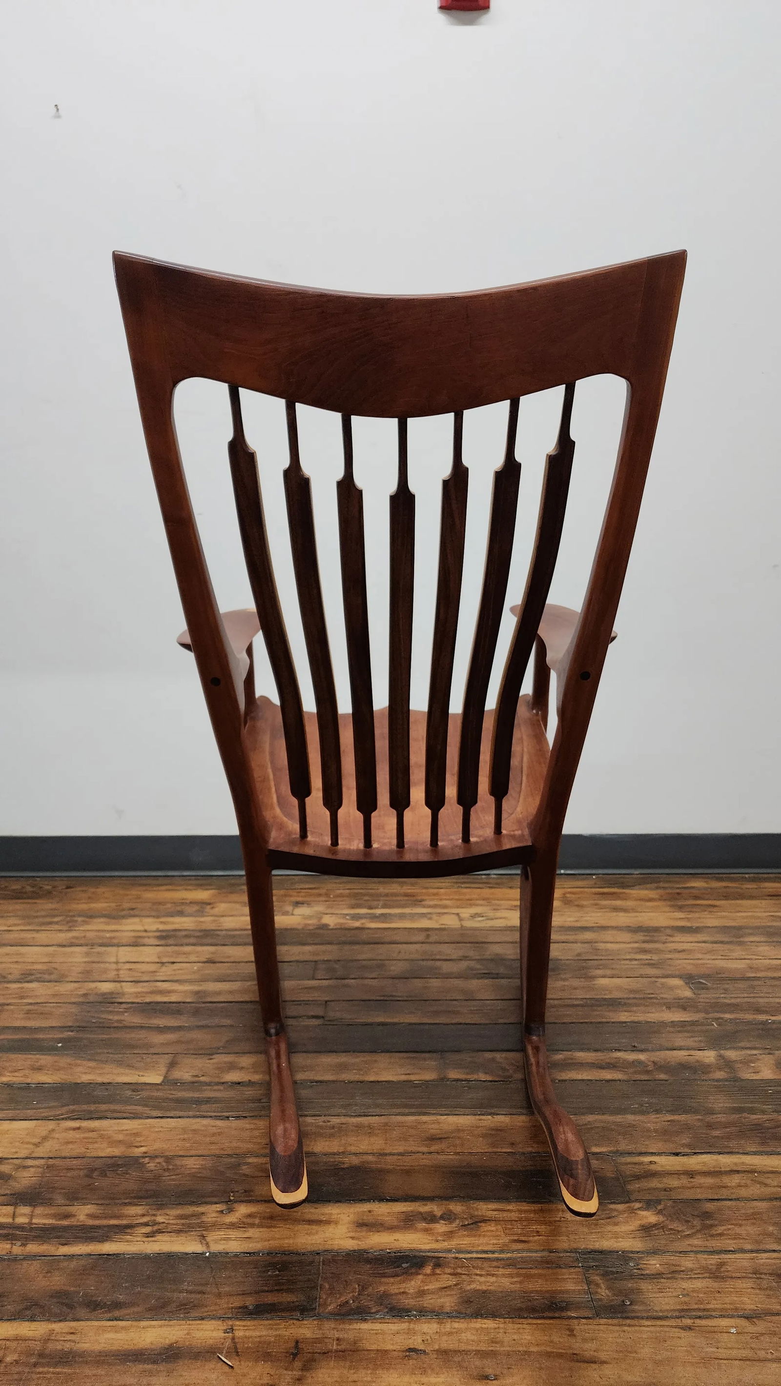 1980s Vintage Sam Maloof Style Rocking Chair - 5