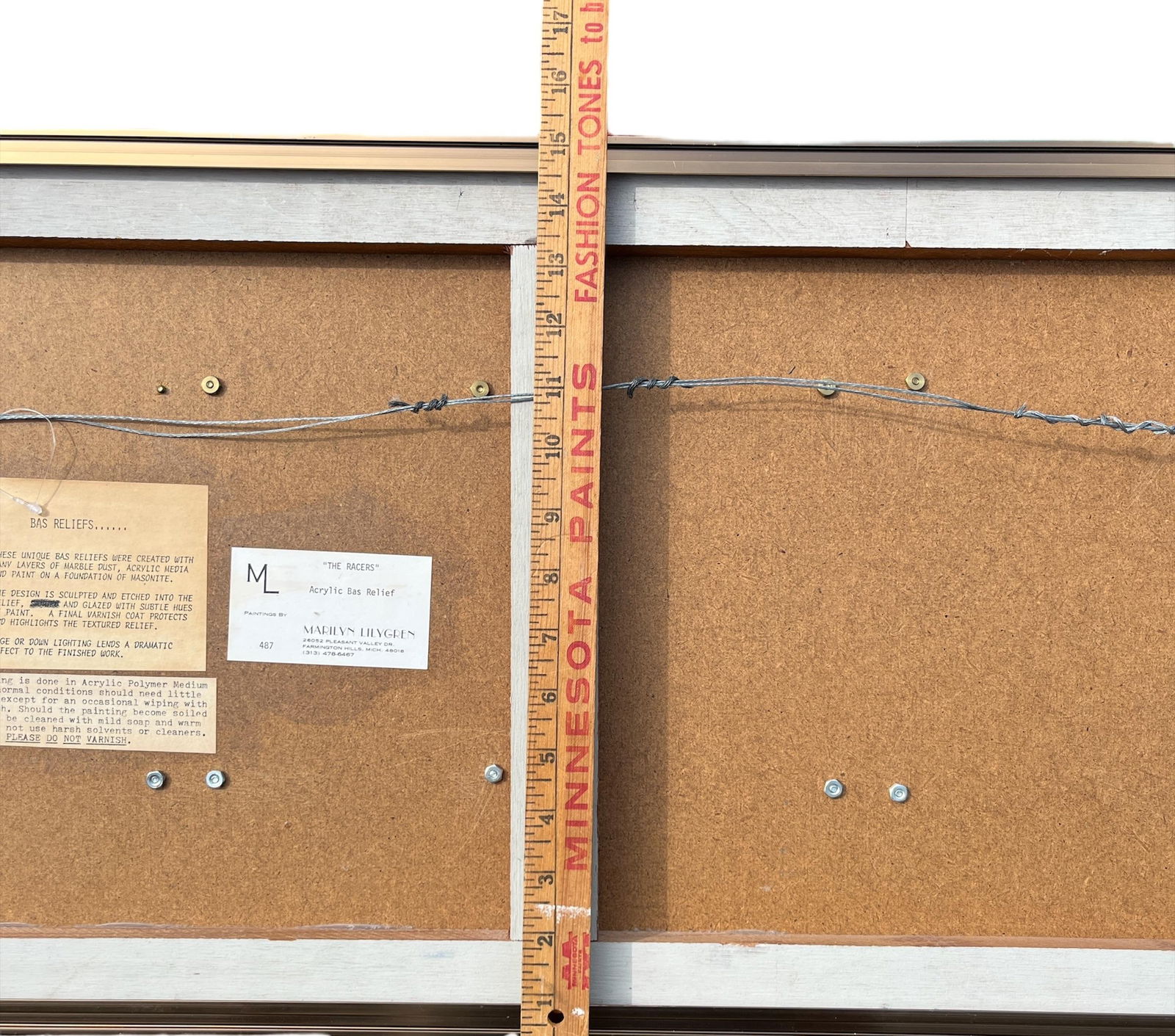 1970s Brutalist Nautical Bas Relief "The Racers" by Marilyn Lilygren – Framed Sailing Regatta - 10