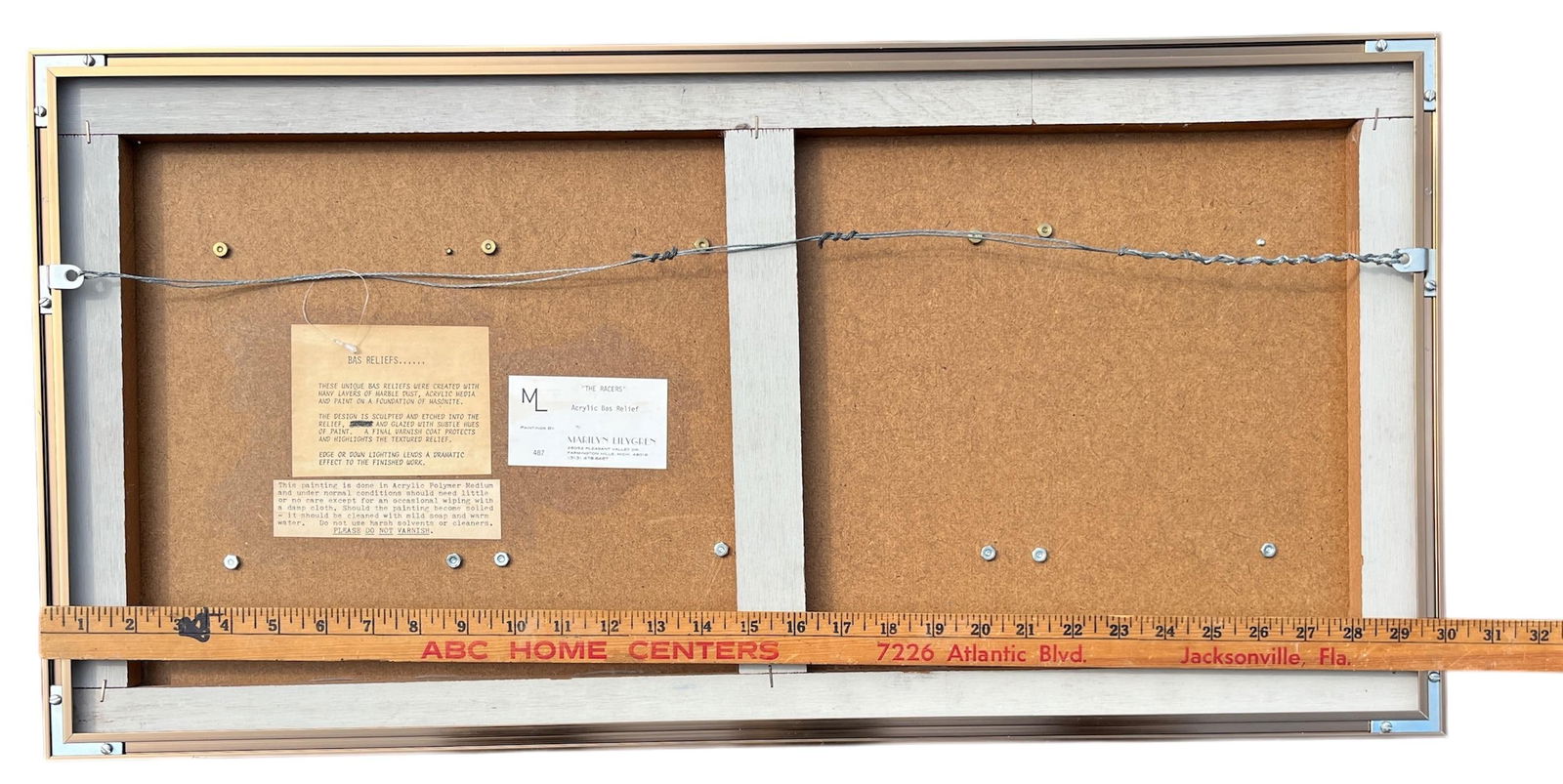 1970s Brutalist Nautical Bas Relief "The Racers" by Marilyn Lilygren – Framed Sailing Regatta - 9