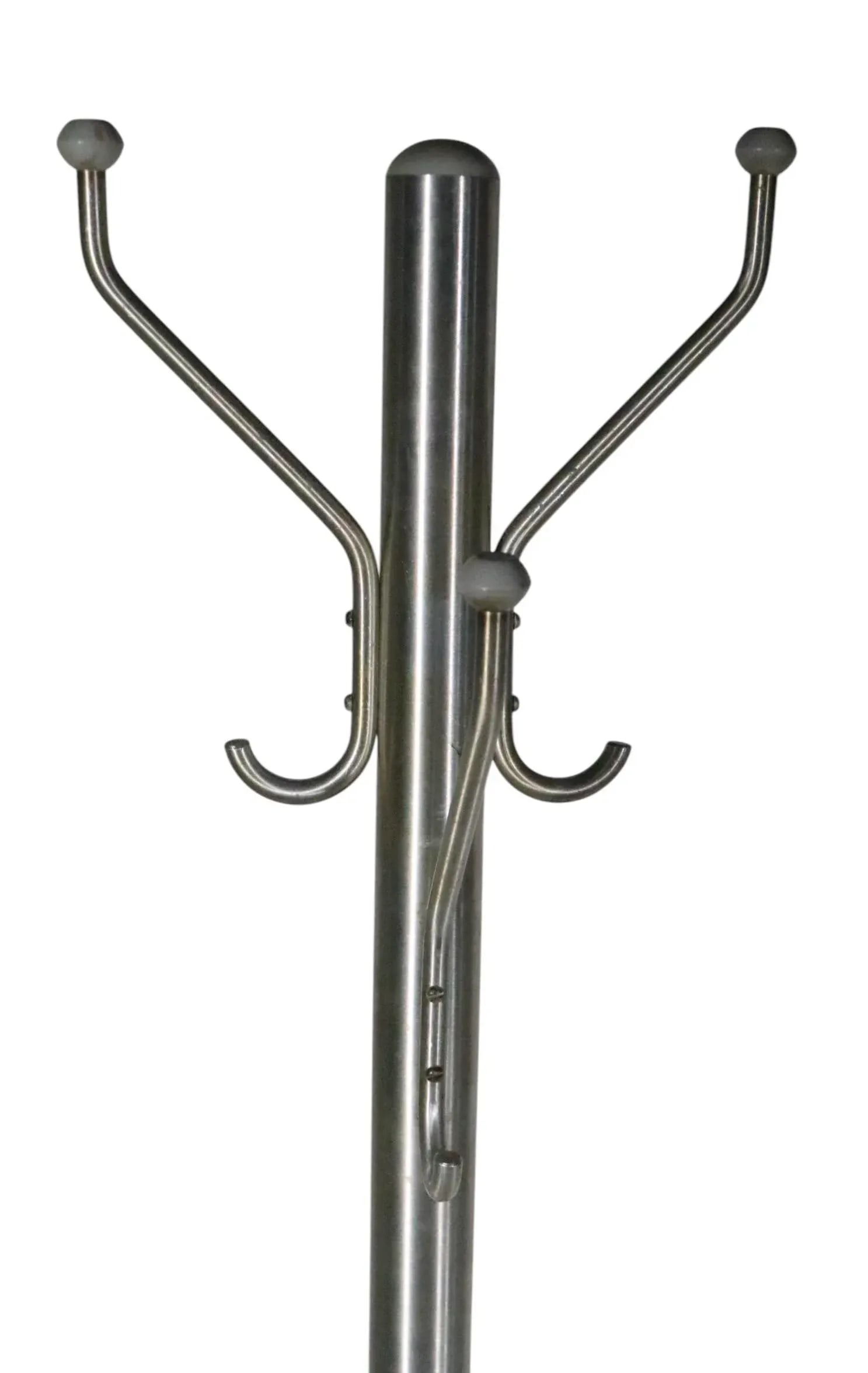 Mid 20th Century Mid Century Industrial Art Deco Aluminum Coat Hat Rack Tree Stand - 10