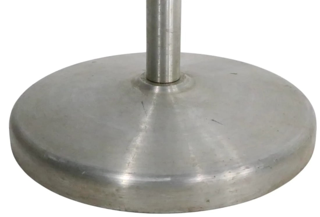 Mid 20th Century Mid Century Industrial Art Deco Aluminum Coat Hat Rack Tree Stand - 8