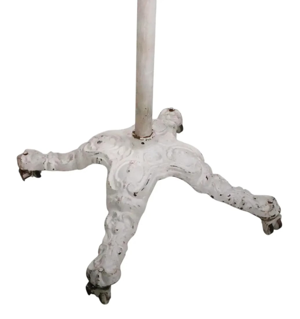 Late 19th Century Industrial Victorian Cast Iron and Steel Revolving Coat Rack Tree - 10