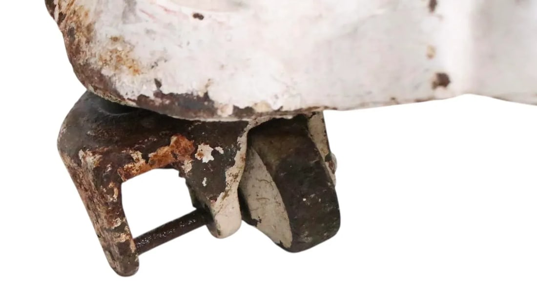 Late 19th Century Industrial Victorian Cast Iron and Steel Revolving Coat Rack Tree - 3