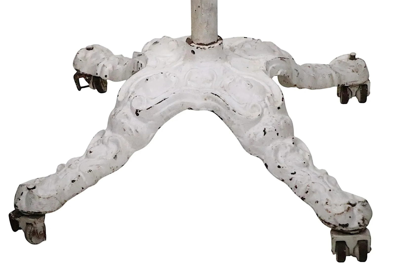 Late 19th Century Industrial Victorian Cast Iron and Steel Revolving Coat Rack Tree - 5