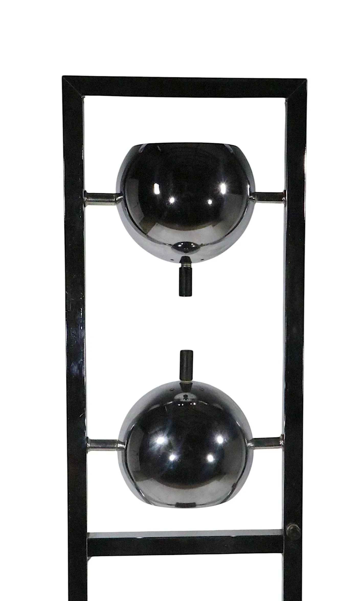 Space Age Chrome Eyeball Floor Lamp C. 1960/70's - 6