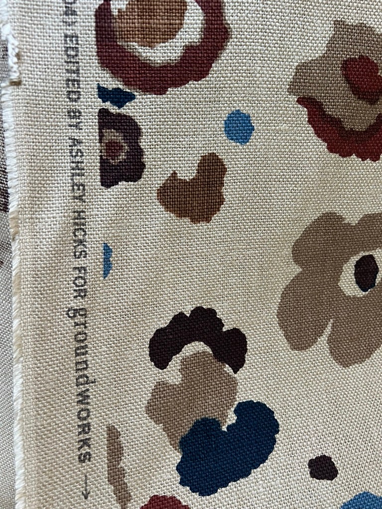 David Hicks "Ambrosia Rose" Linen for Lee Jofa Groundworks - 5 Yards - 2