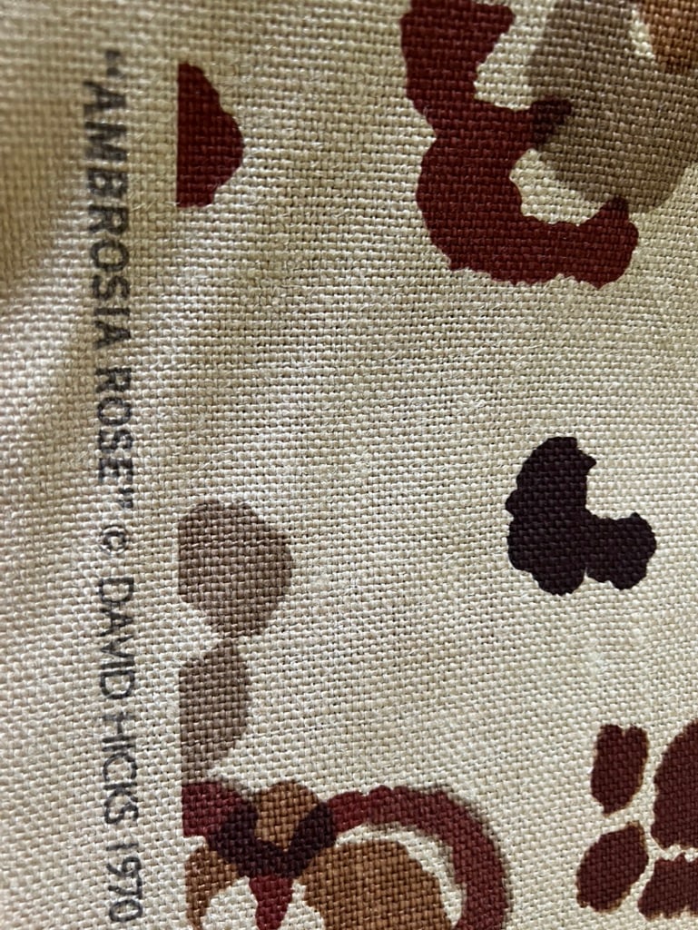 David Hicks "Ambrosia Rose" Linen for Lee Jofa Groundworks - 5 Yards - 3