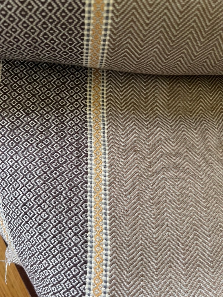 Rogers & Goffigon "Dalloway" Linen in Tudor Brown - 5 Yards - 3