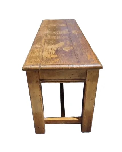 1980s Wooden Low Console Table/Bench/Children's Table - 2