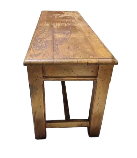 1980s Wooden Low Console Table/Bench/Children's Table - 4