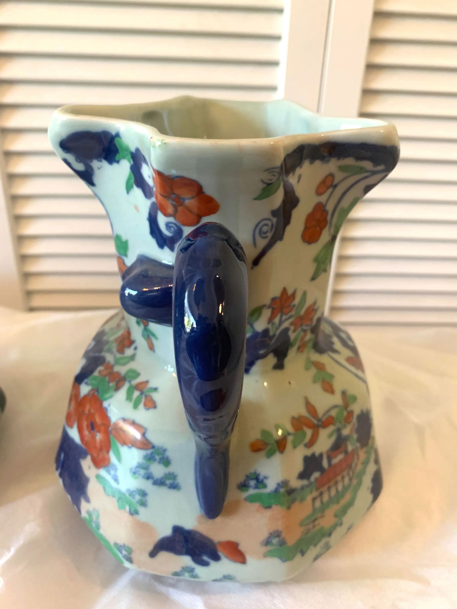 Iron Stone China Pitcher Set - 5 Pieces - 3