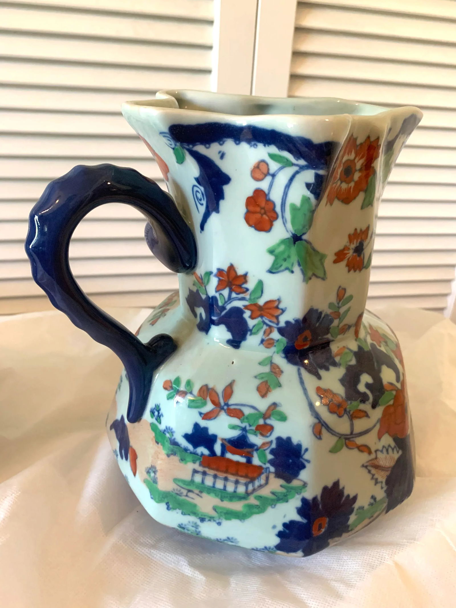 Iron Stone China Pitcher Set - 5 Pieces - 4