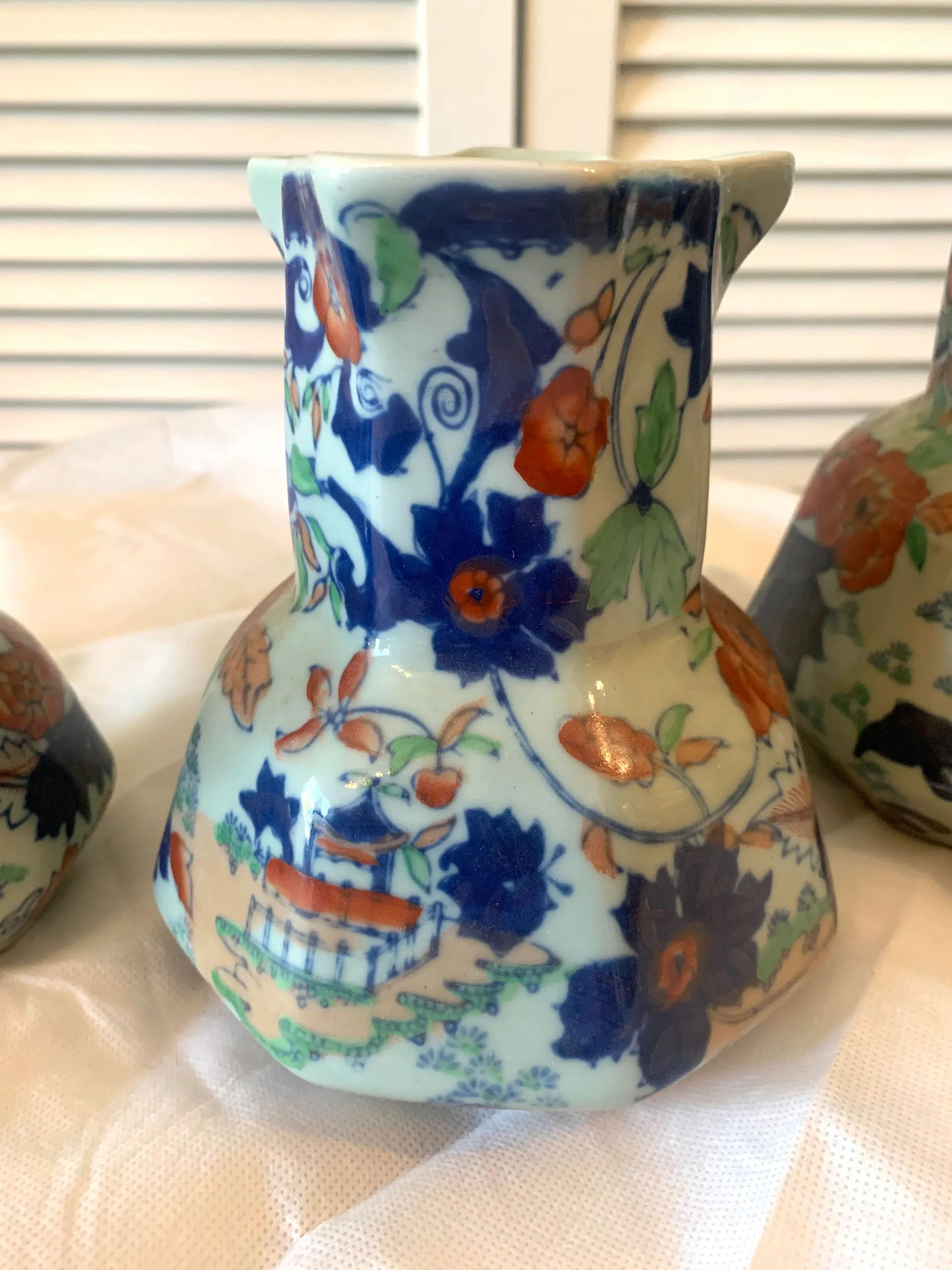 Iron Stone China Pitcher Set - 5 Pieces - 7