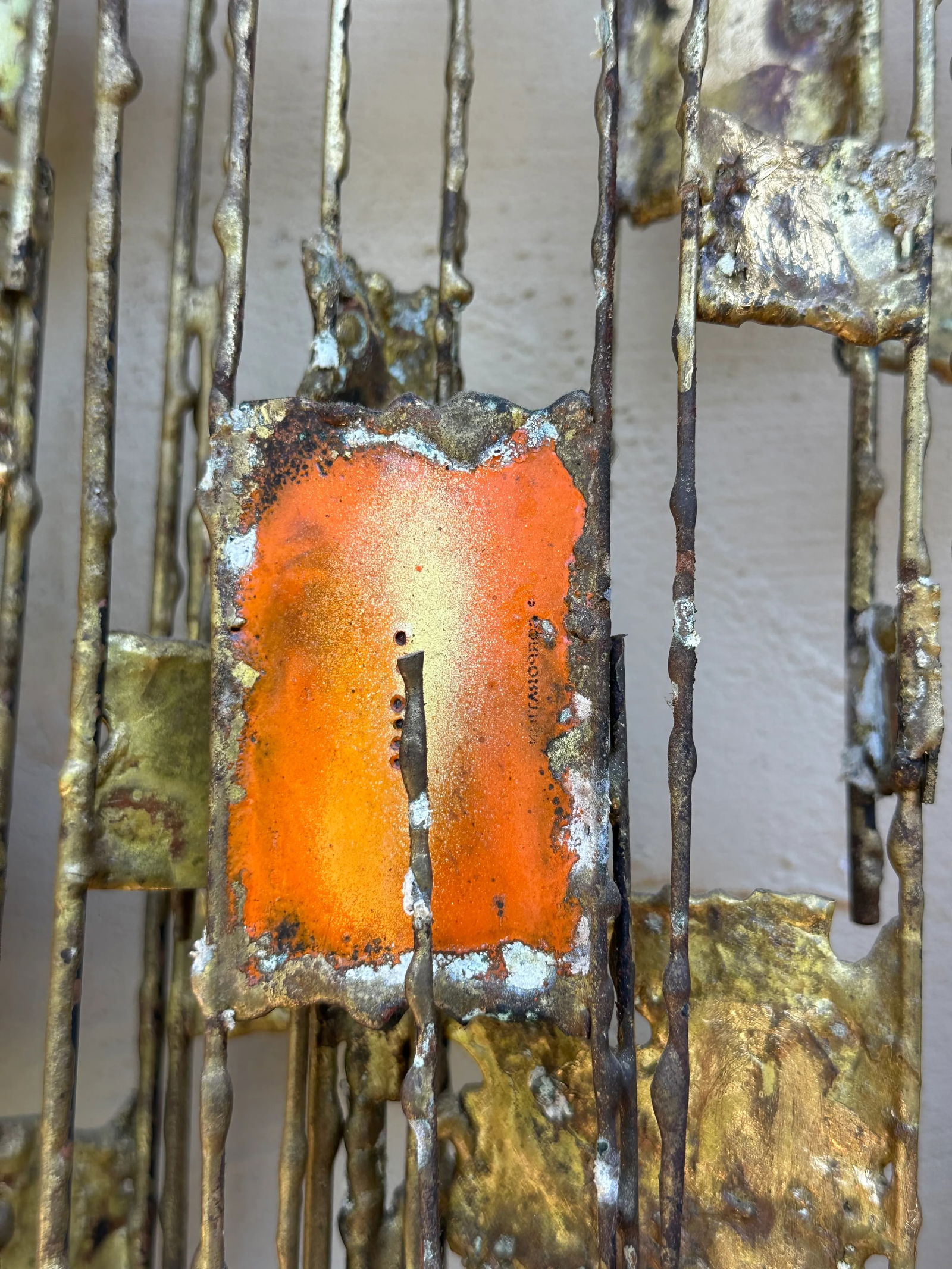 1970s Abstract Metal Wall Sculpture by Donald Buby of Carmel California - 10