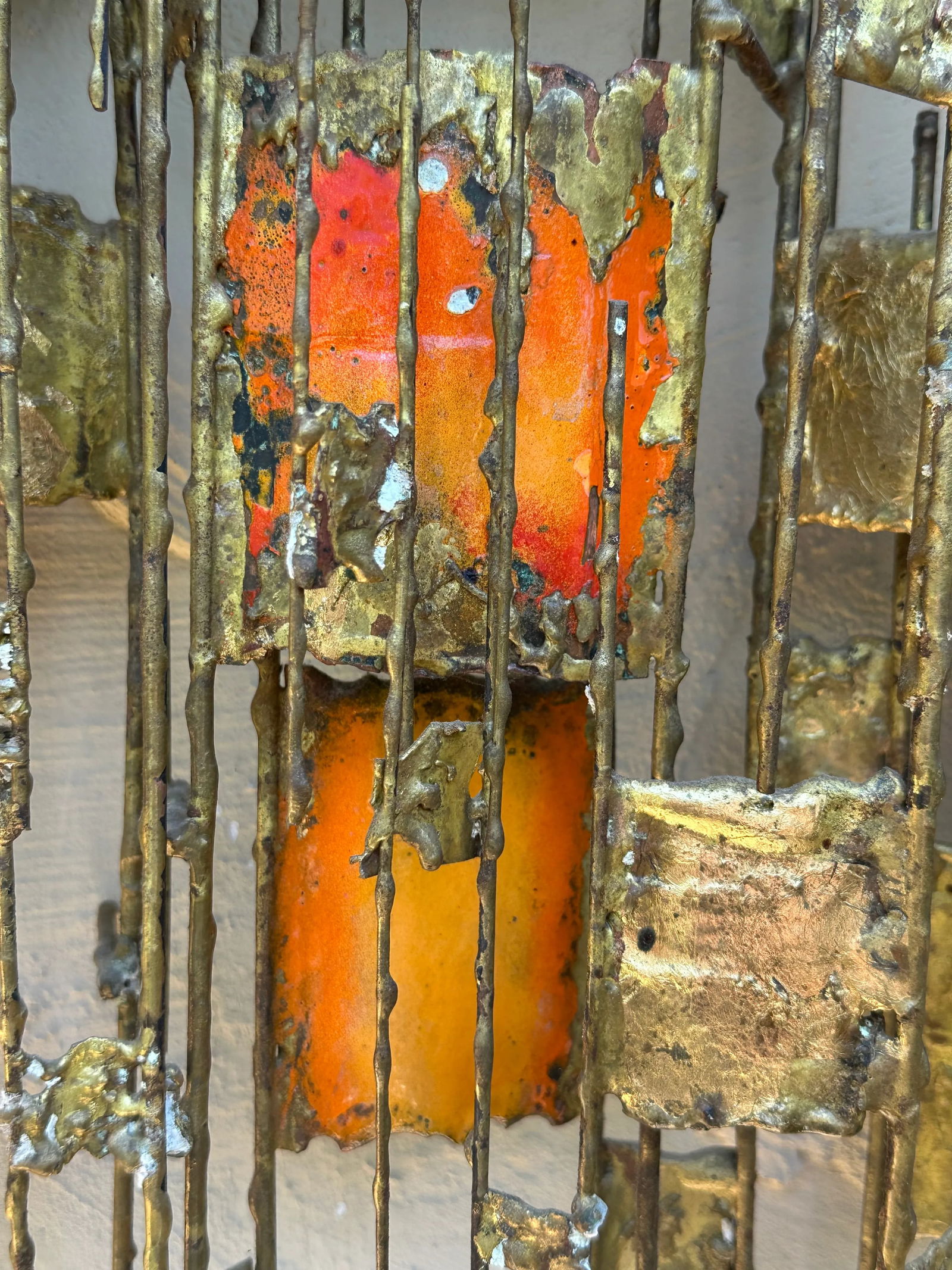 1970s Abstract Metal Wall Sculpture by Donald Buby of Carmel California - 11