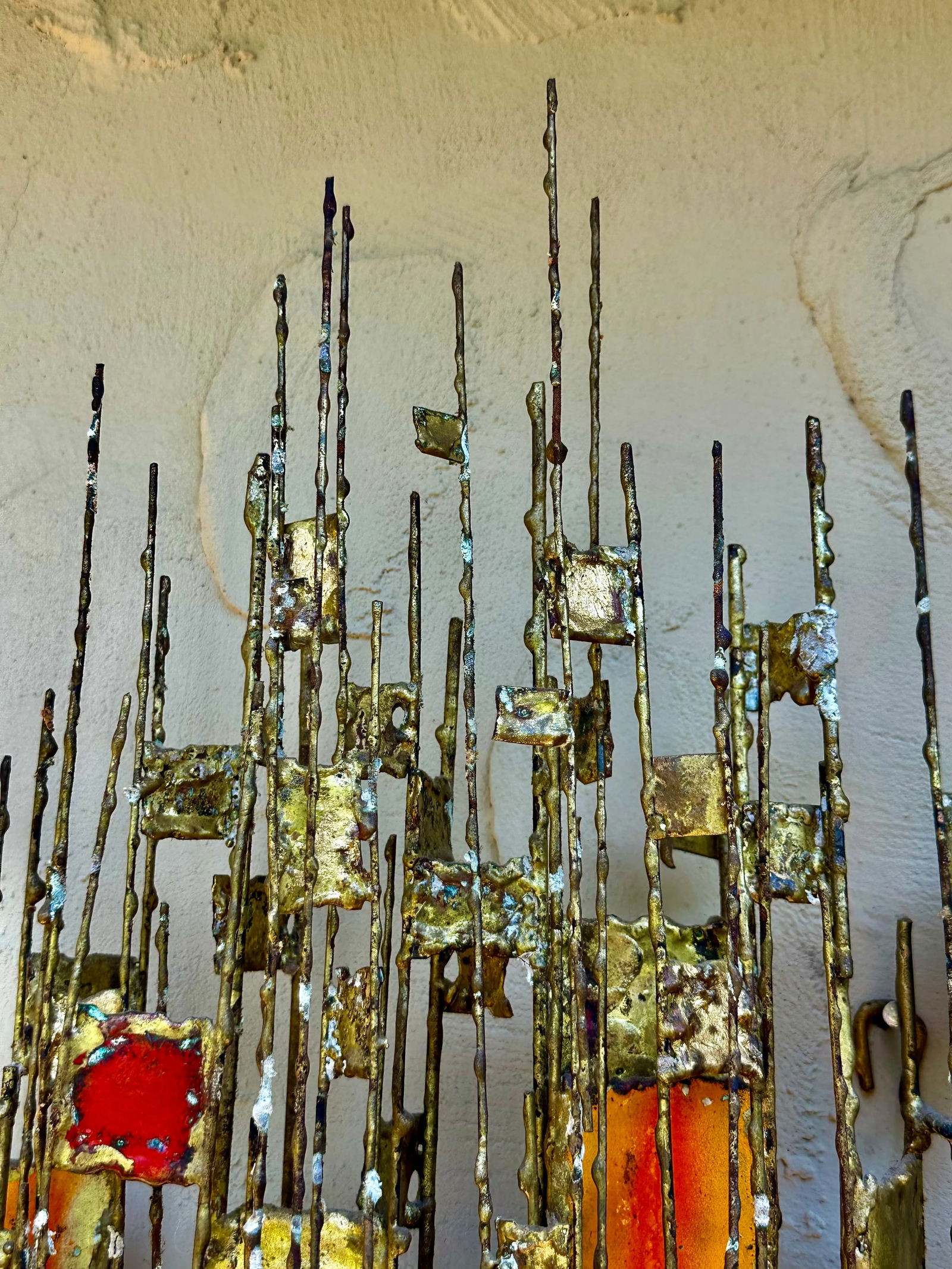 1970s Abstract Metal Wall Sculpture by Donald Buby of Carmel California - 2