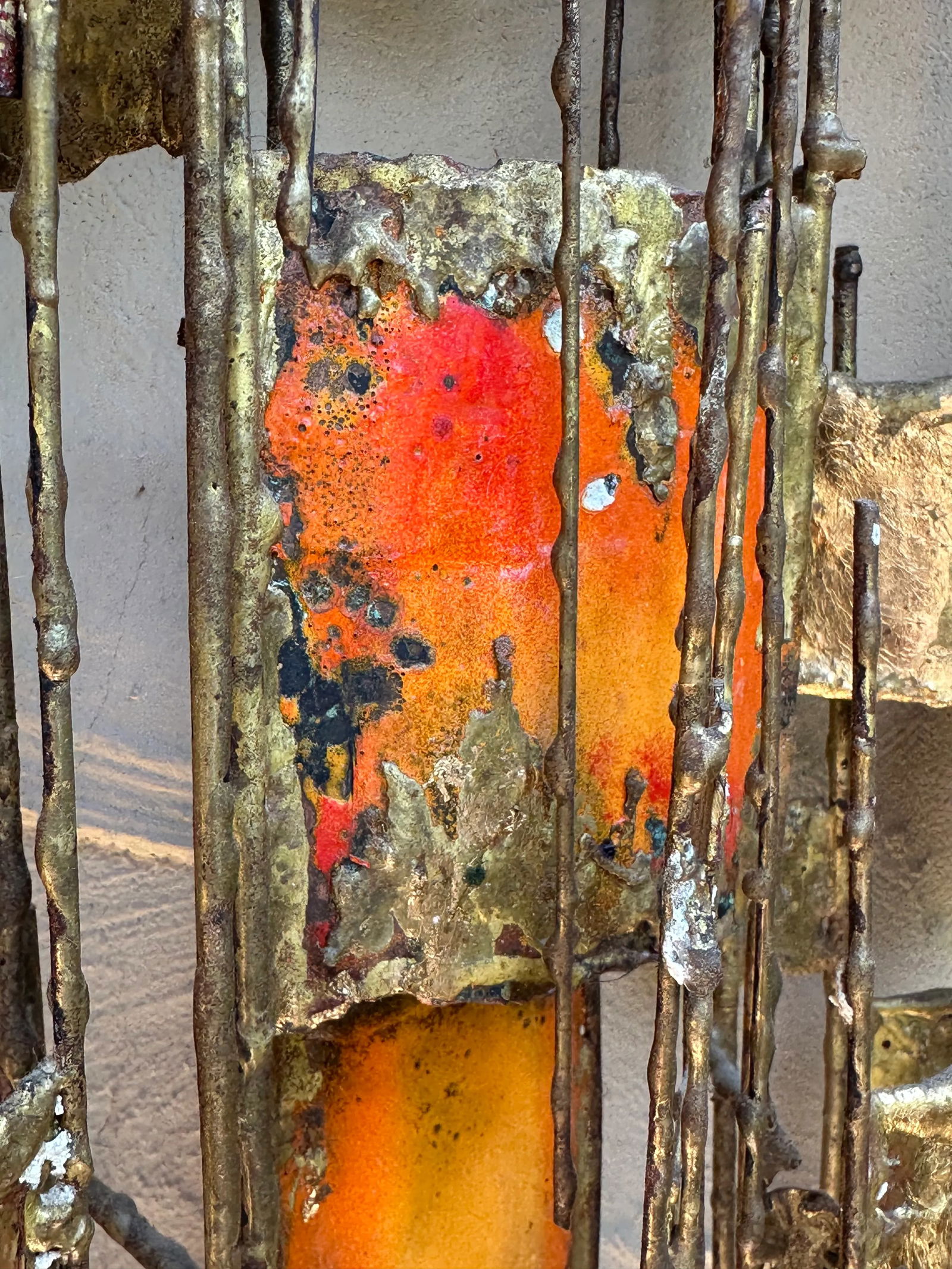 1970s Abstract Metal Wall Sculpture by Donald Buby of Carmel California - 4