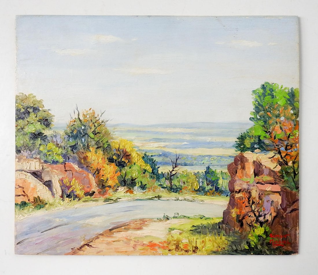 Impressionist Valley Landscape Painting by Simon Michael - 3