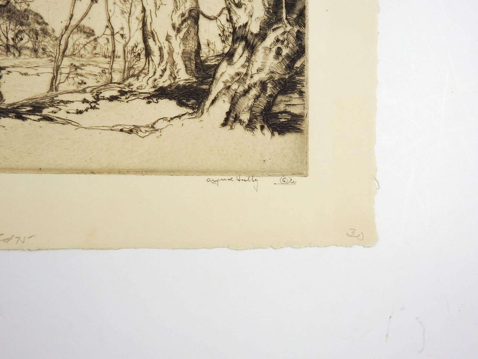 Early 20th Century Alfred Hutty Beverly Beeches Etching - 2