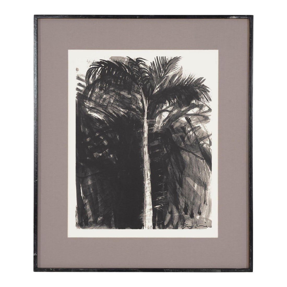 Jim Dine – Botanical, Offset Lithograph 1979: Jim Dine – Botanical, Offset Lithograph, 1979 A striking offset lithograph by Jim Dine, often referred to as Tree Form for its expressive depiction of a tree-like figure. Created in 1979, this