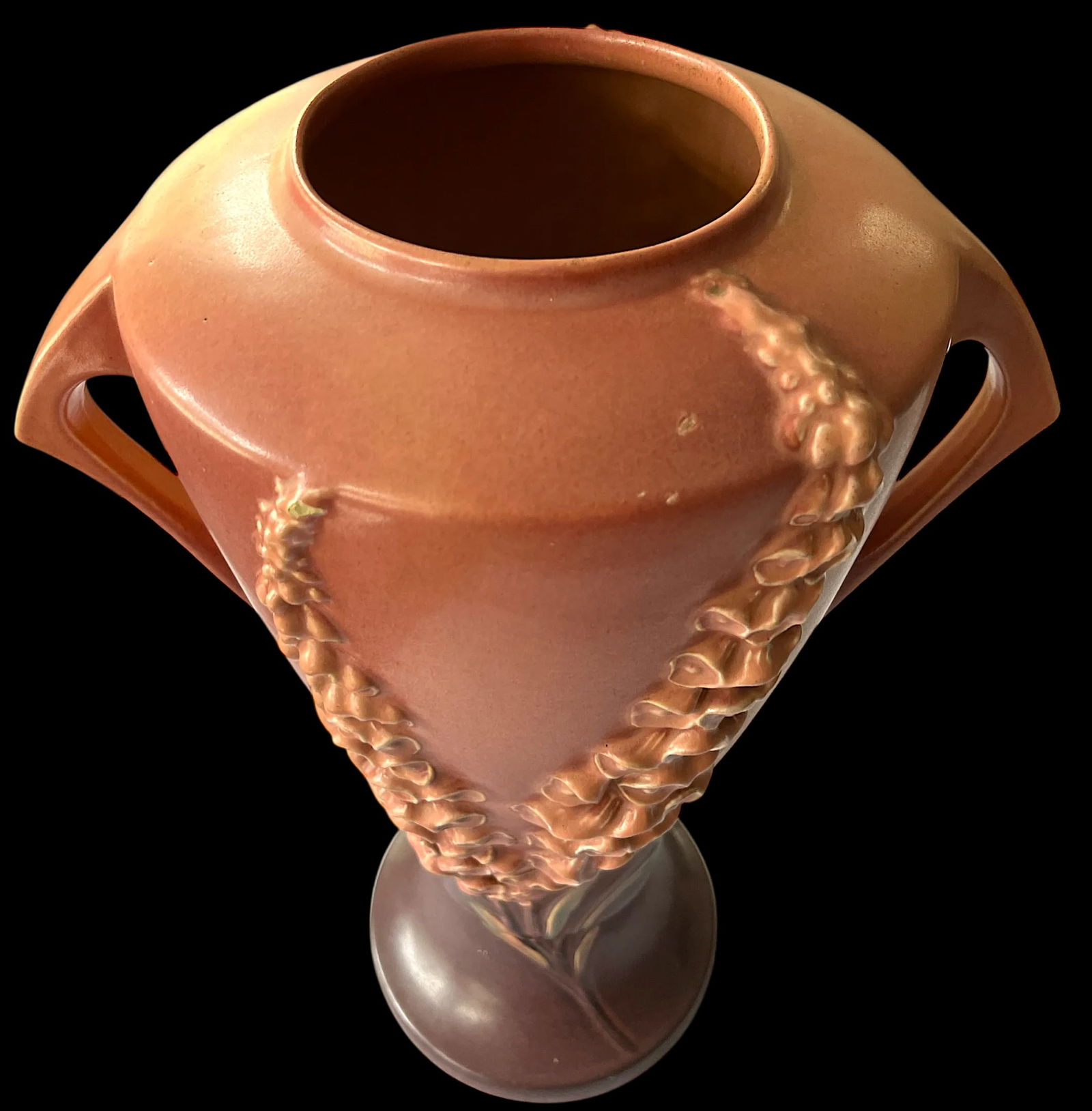 Roseville Pottery Pink Foxglove Floor Vase, Shape 55-16" Â‚Ã„Ã¬ - 3