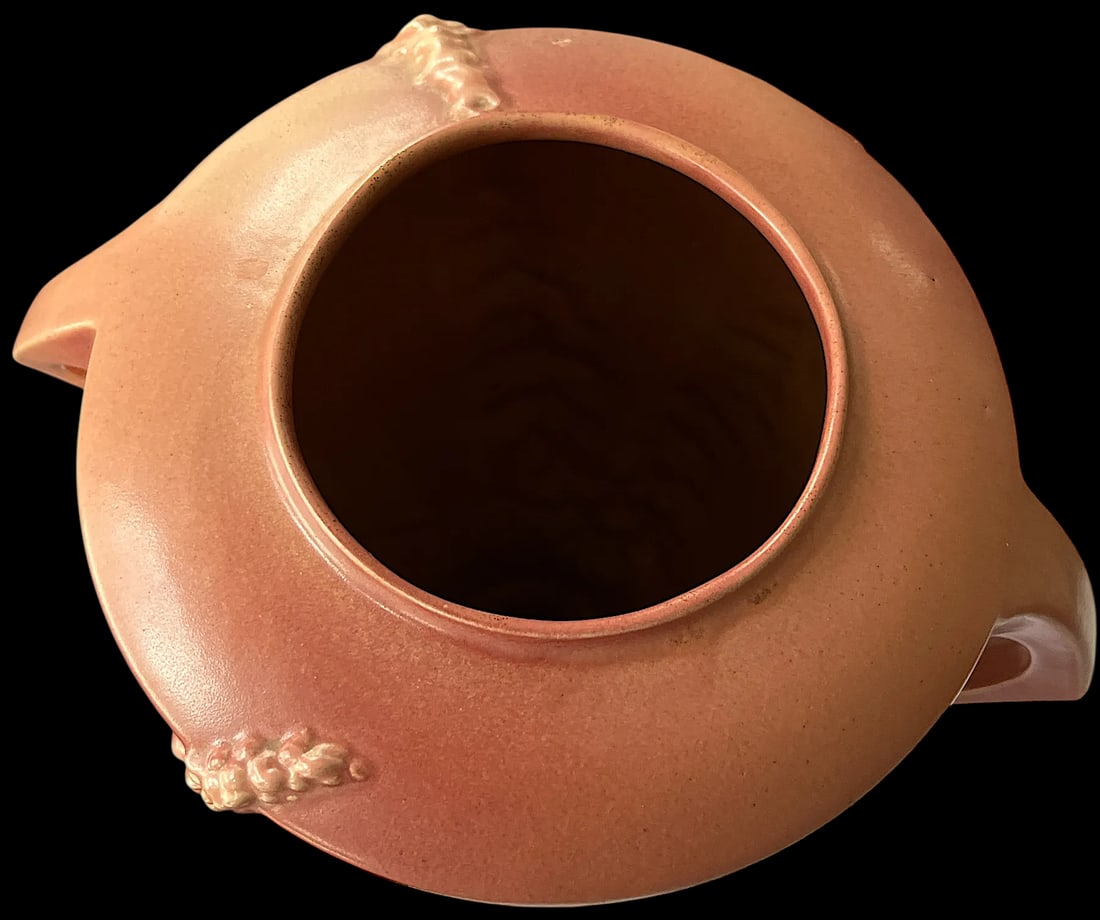 Roseville Pottery Pink Foxglove Floor Vase, Shape 55-16" Â‚Ã„Ã¬ - 4