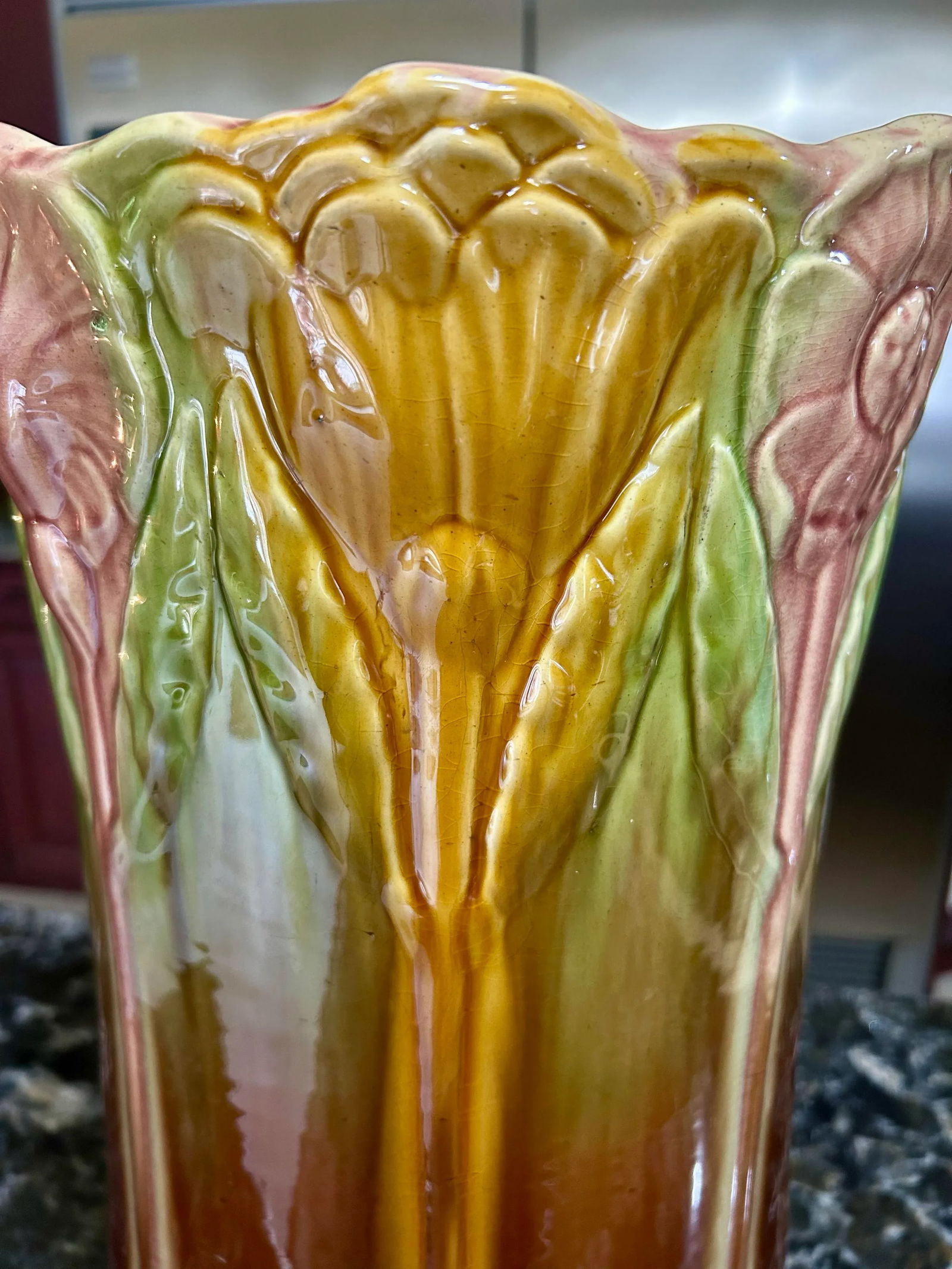 Umbrella Stand in the Style of Weller's Bedford Pattern, Early 1900's, Floral Design, Art Nouvea - 2