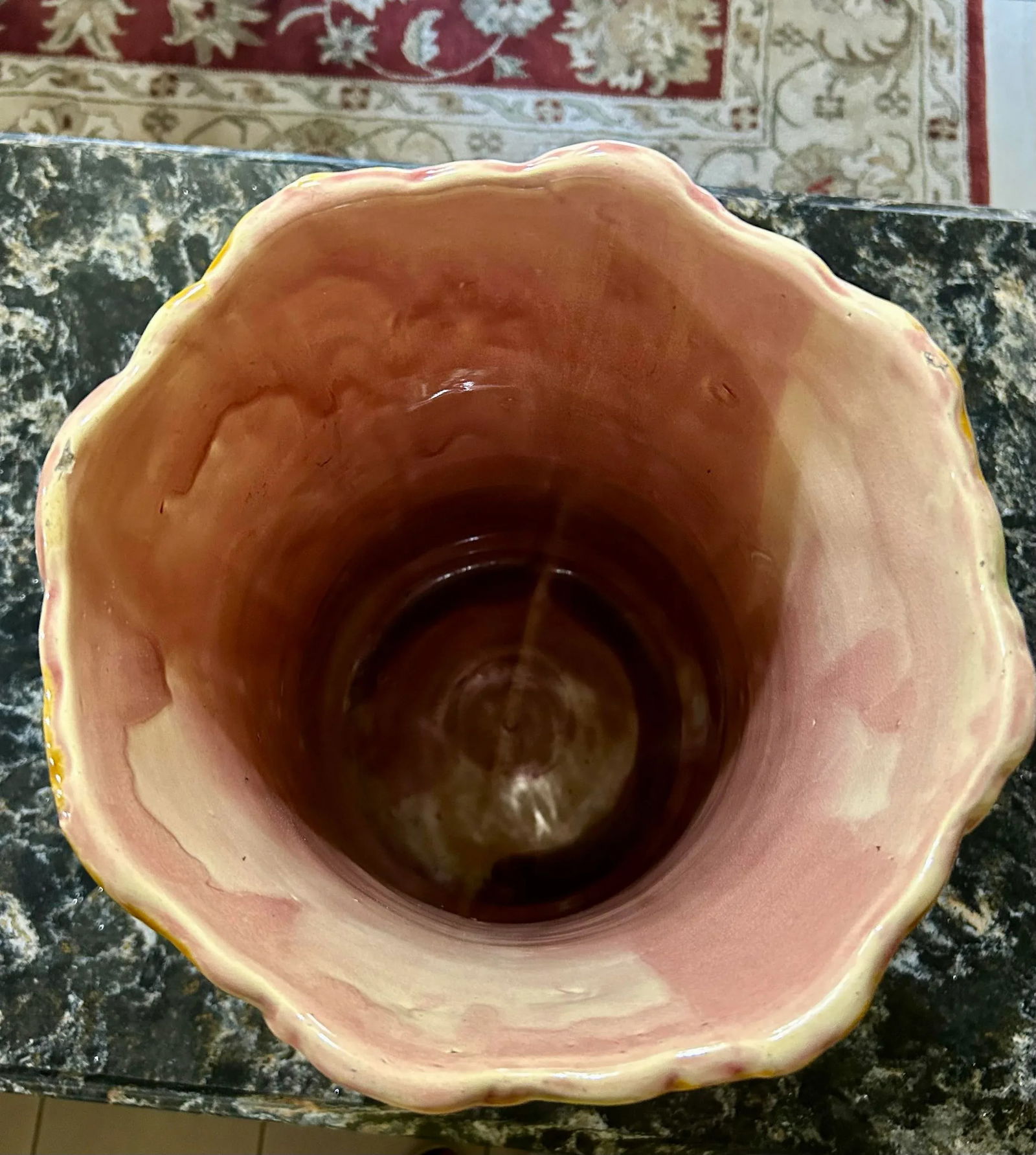 Umbrella Stand in the Style of Weller's Bedford Pattern, Early 1900's, Floral Design, Art Nouvea - 4