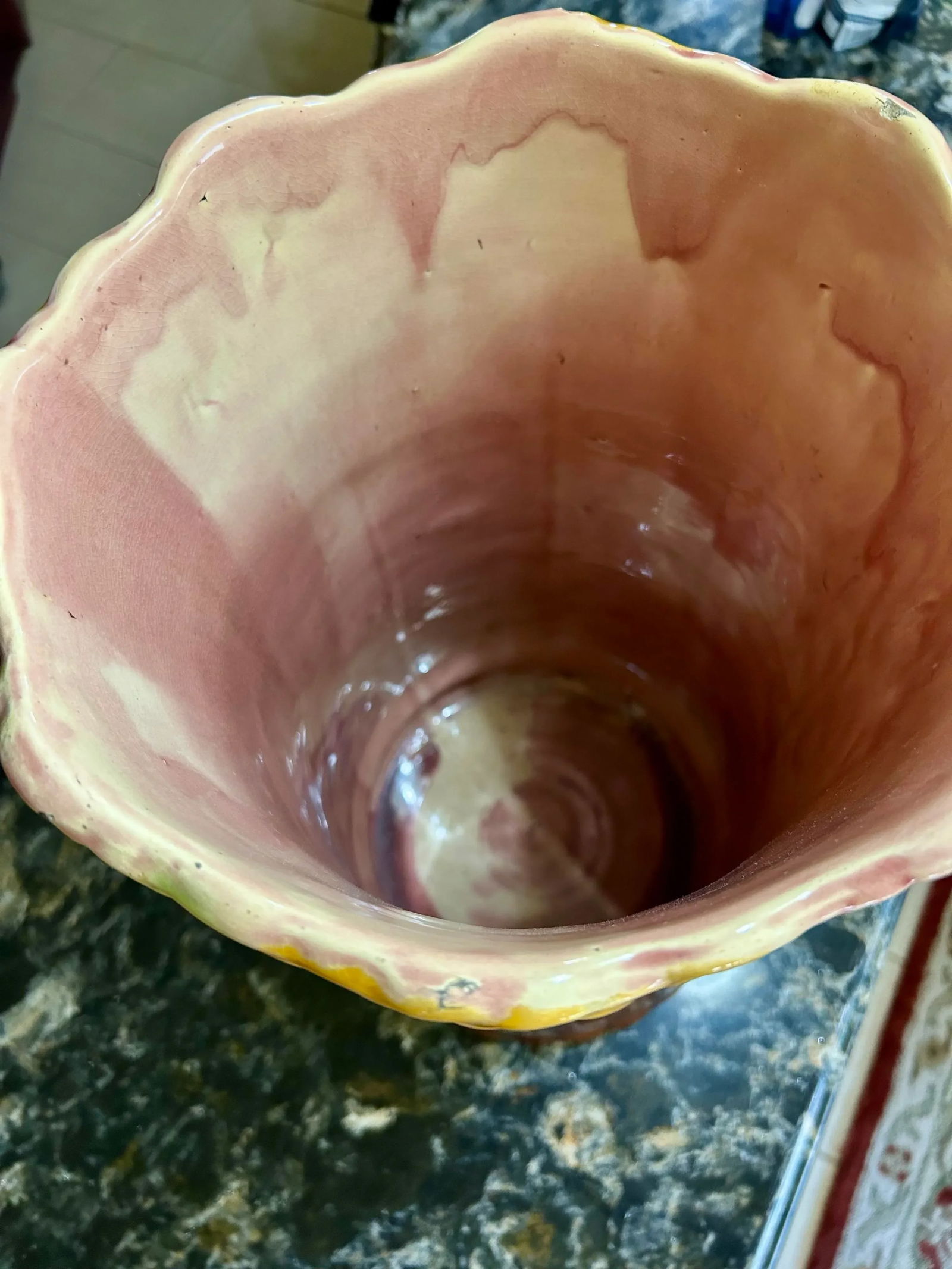 Umbrella Stand in the Style of Weller's Bedford Pattern, Early 1900's, Floral Design, Art Nouvea - 8