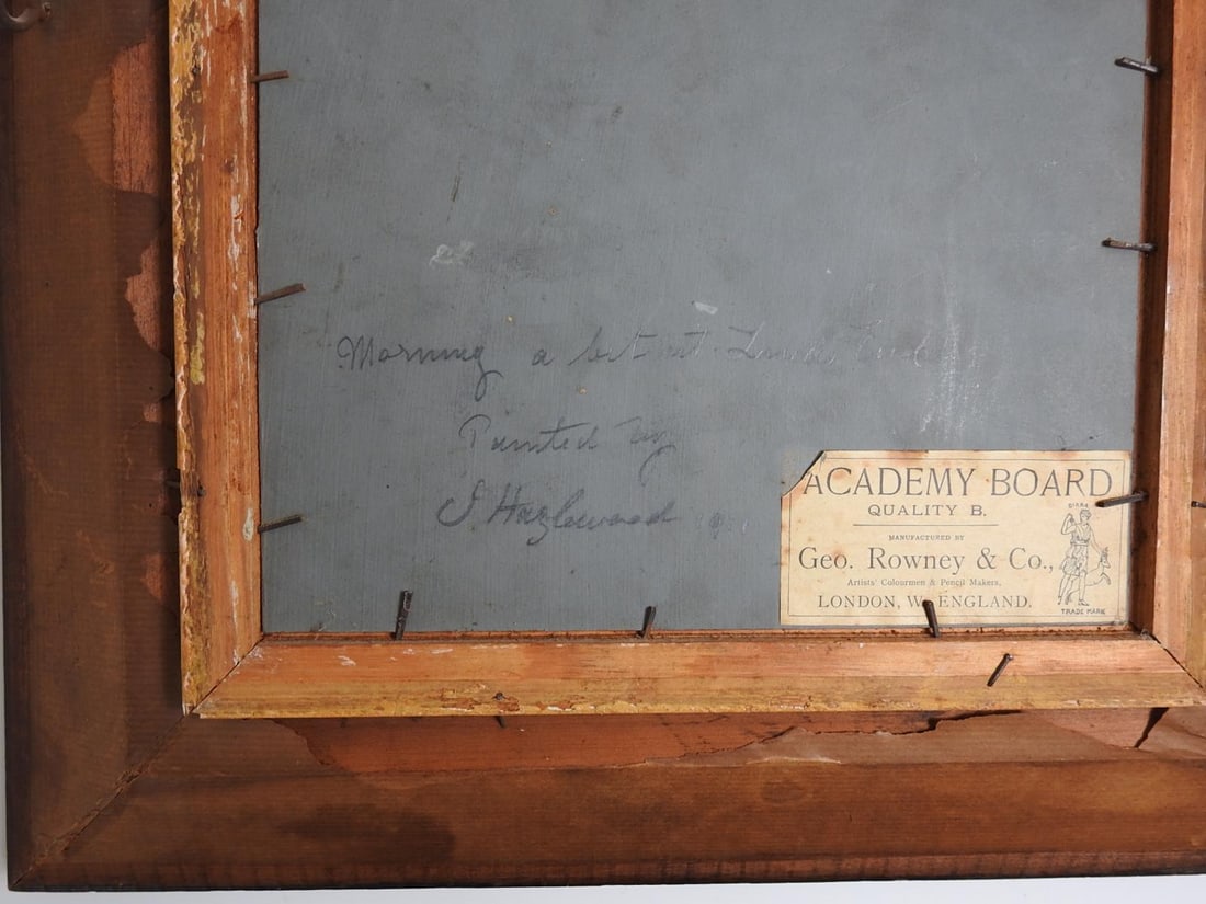 1911 Lands End Cornwall Rocky Coast Painting - 5