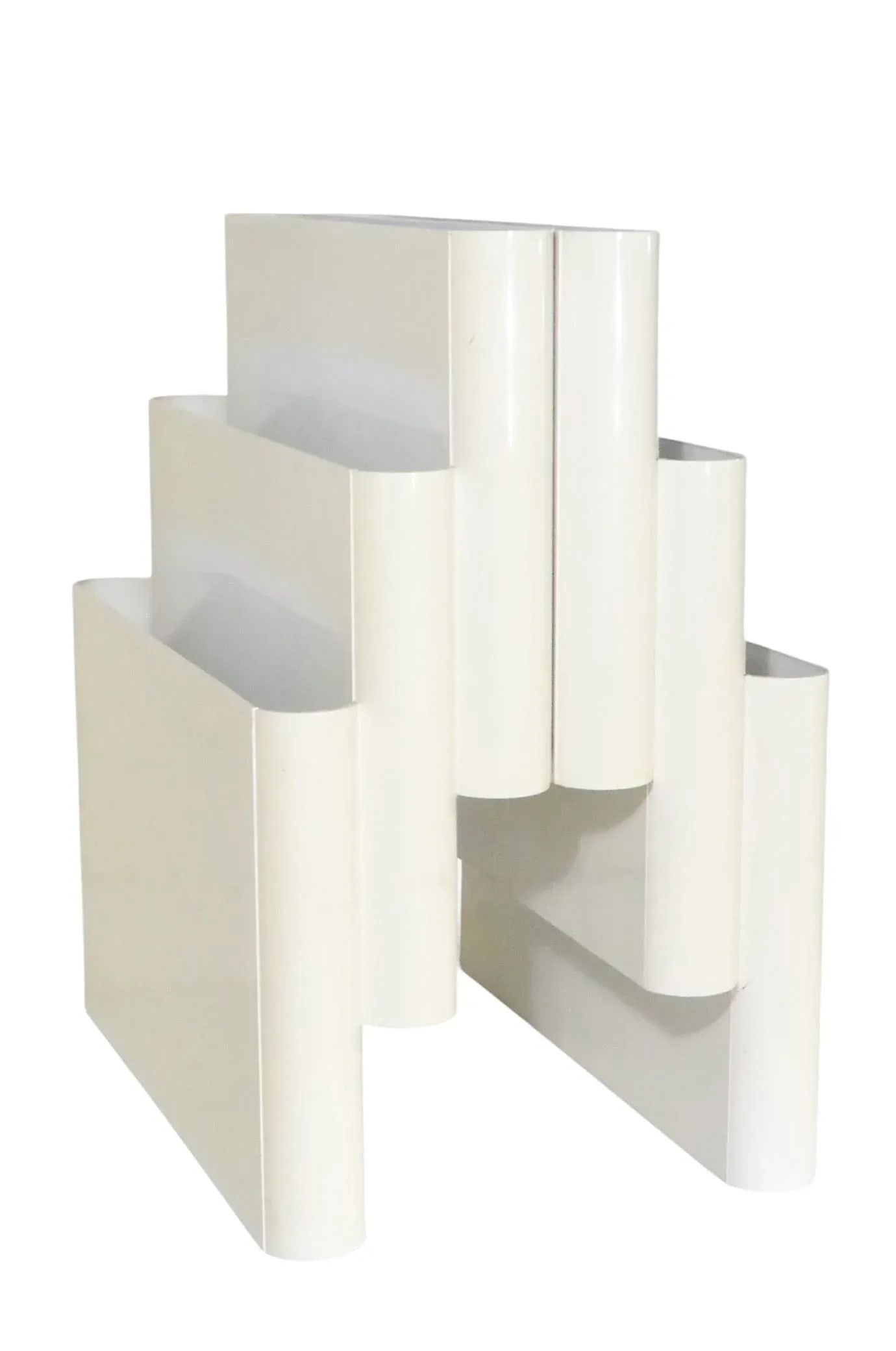 1970s Post Modern Space Age Italian Design Plastic Magazine Rack by Stoppino for Kartell - 2