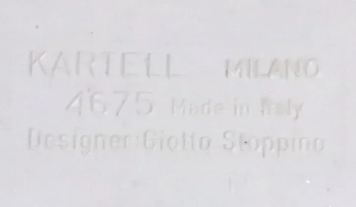 1970s Post Modern Space Age Italian Design Plastic Magazine Rack by Stoppino for Kartell - 4