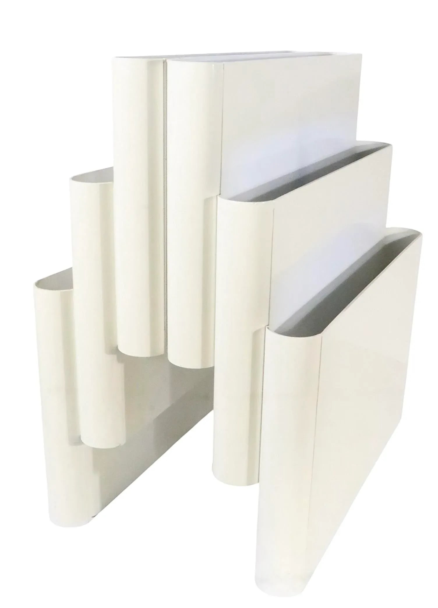 1970s Post Modern Space Age Italian Design Plastic Magazine Rack by Stoppino for Kartell - 6