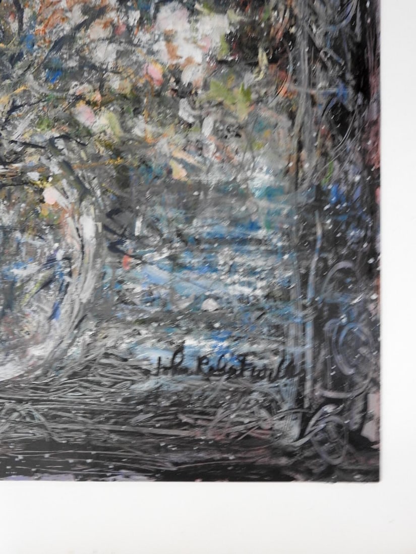 Late 20th Century Impressionist Pink Floral Still Life Painting - 2