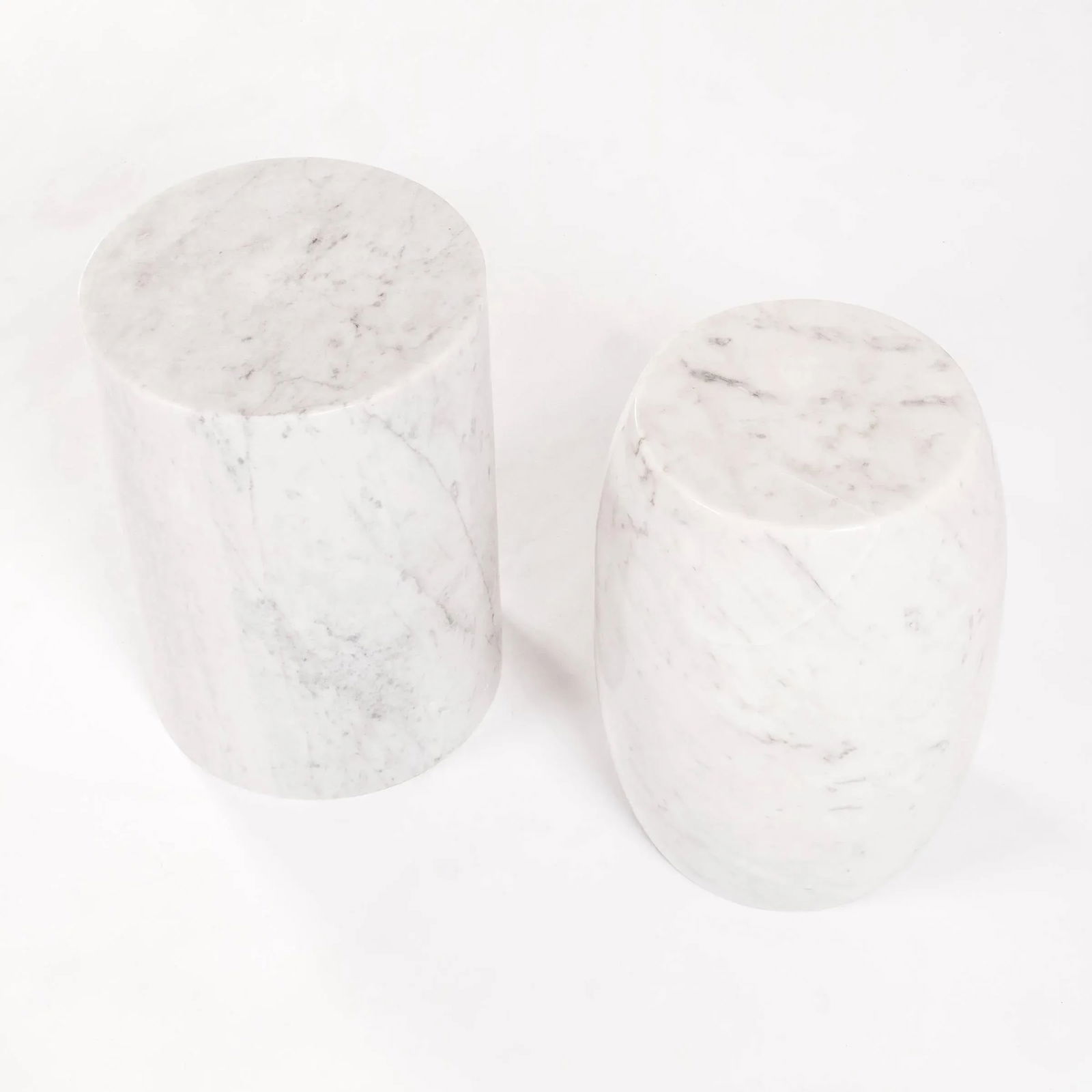 Marble End Table in the Style of Lucia Mercer - 2