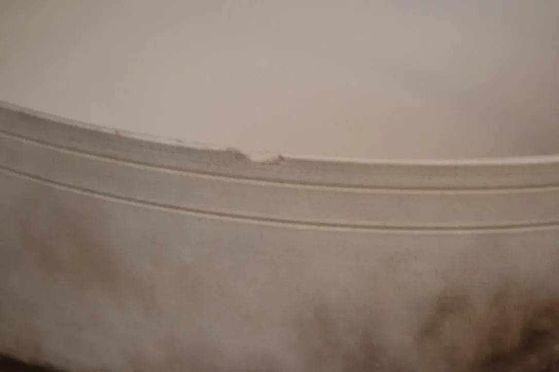 Mid Century Covered Pottery Bowl - 6