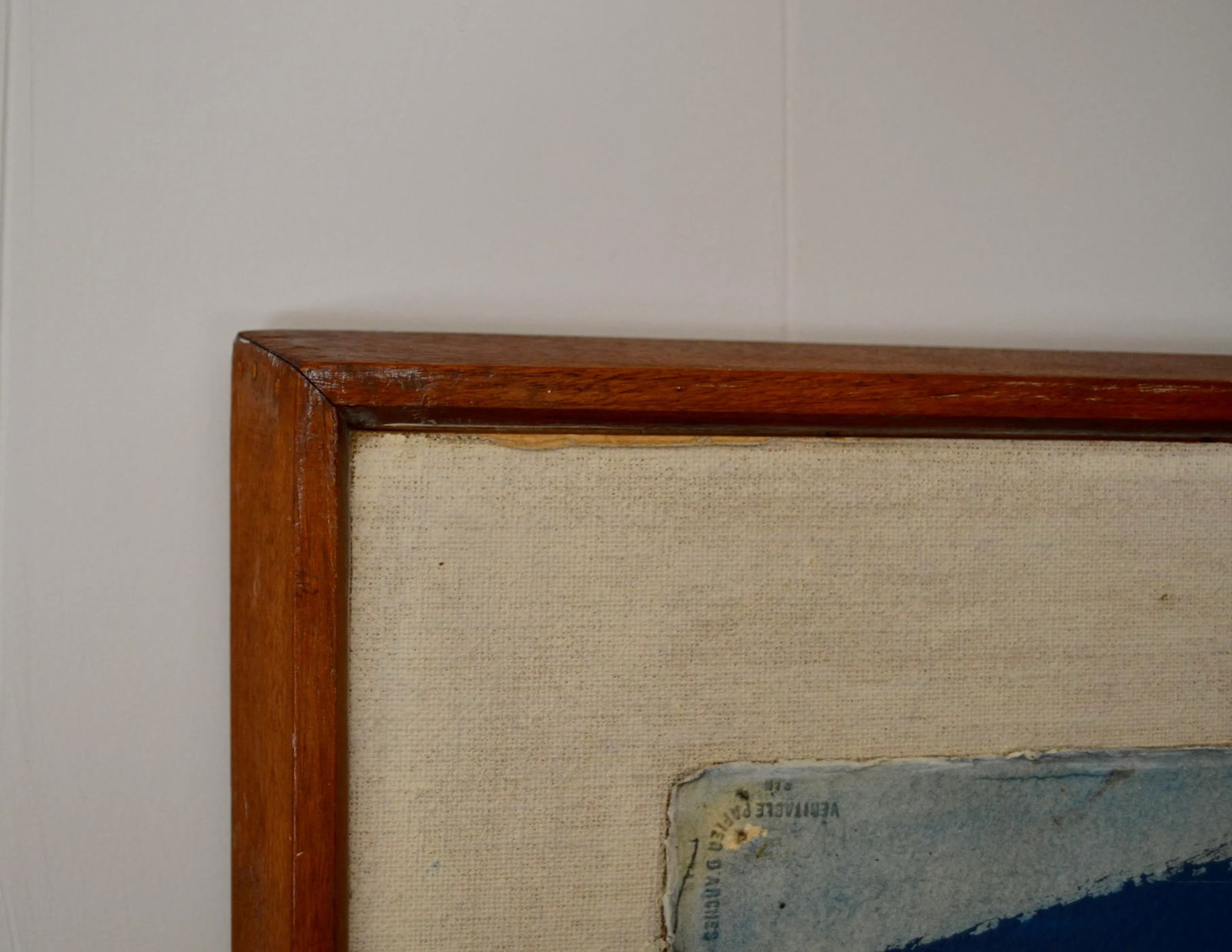 Colorful Mid Century Abstract Painting, Framed - 4