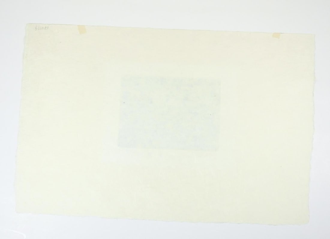 Late 20th Century Kaiko Moti Horses in Blue Aquatint Etching - 4