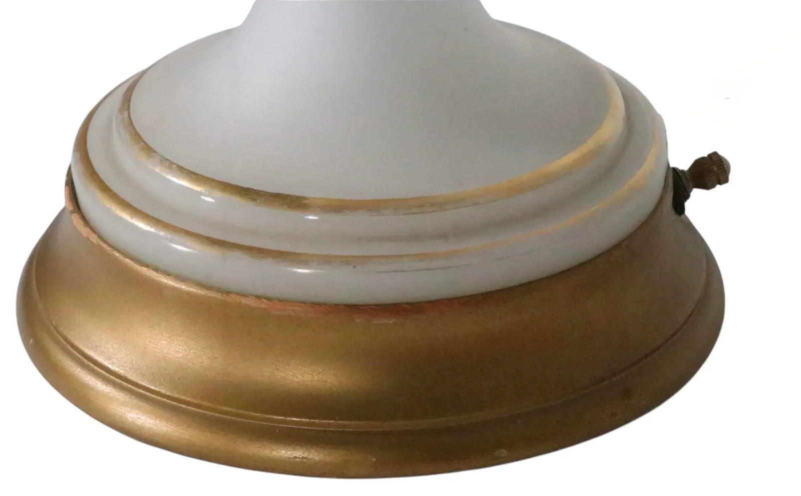 Pair of Hand Painted Peacock Motif Bristol Glass Table Lamps - 10