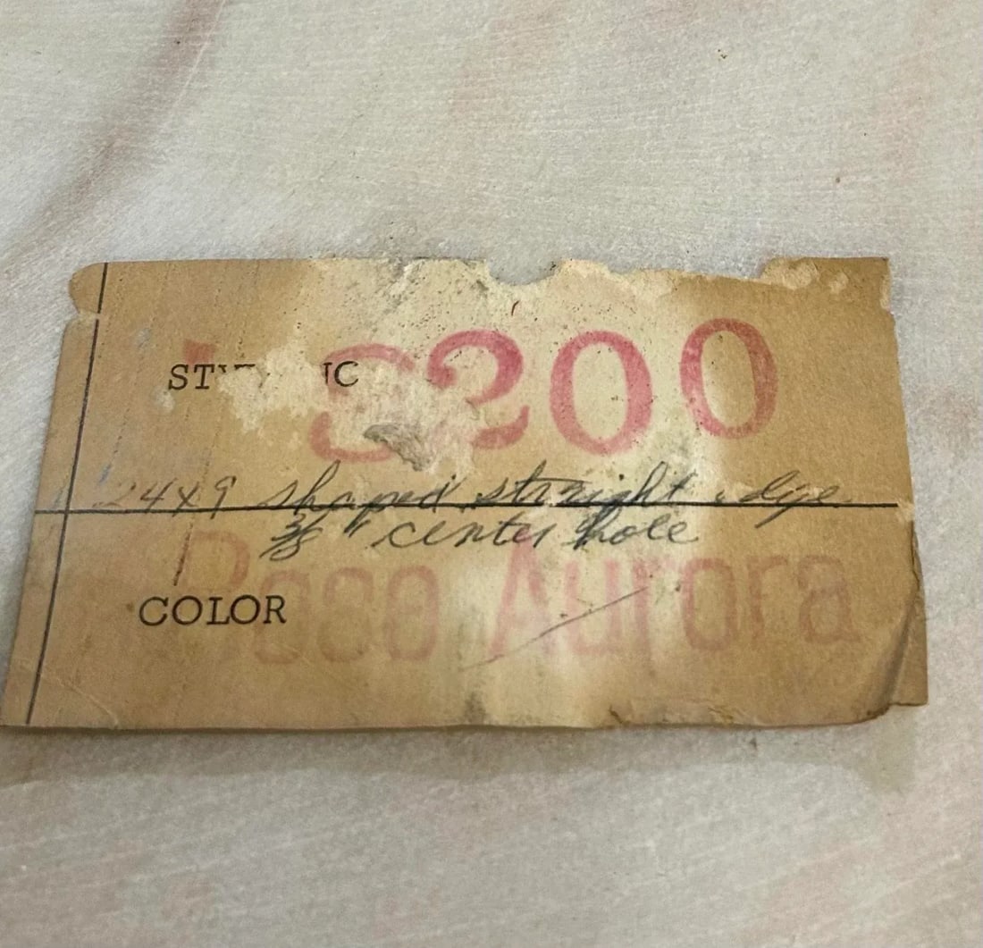 1950's, Weiman Side/Gallery Table, W/Marble Top, Pedestal Base, Brass Handle - 10