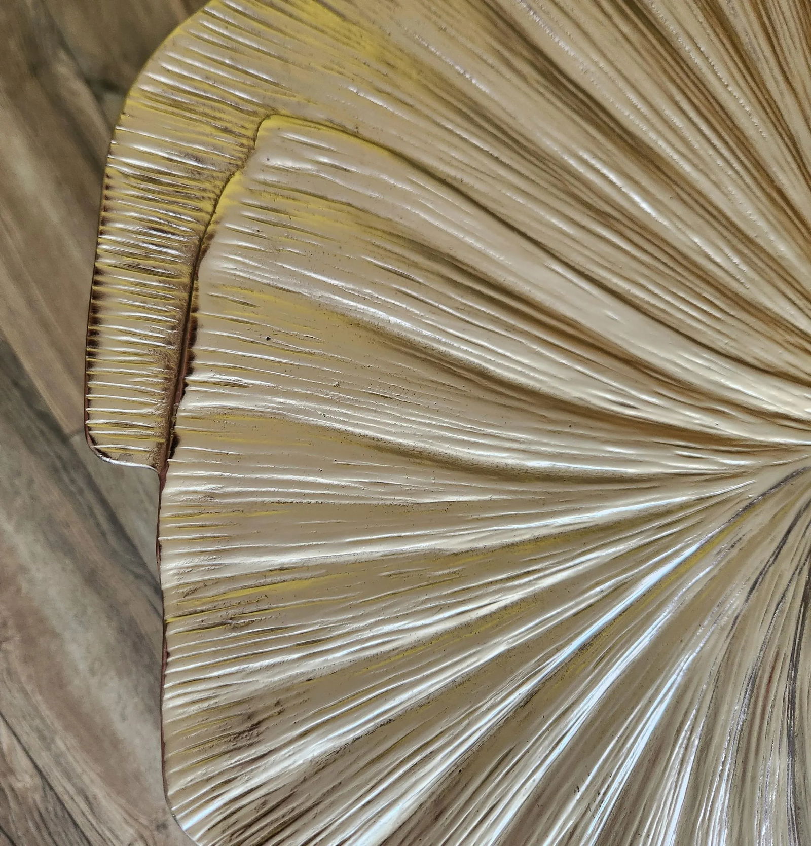 Bernhardt Annabella Stainless Steel Gingko End Table - 4