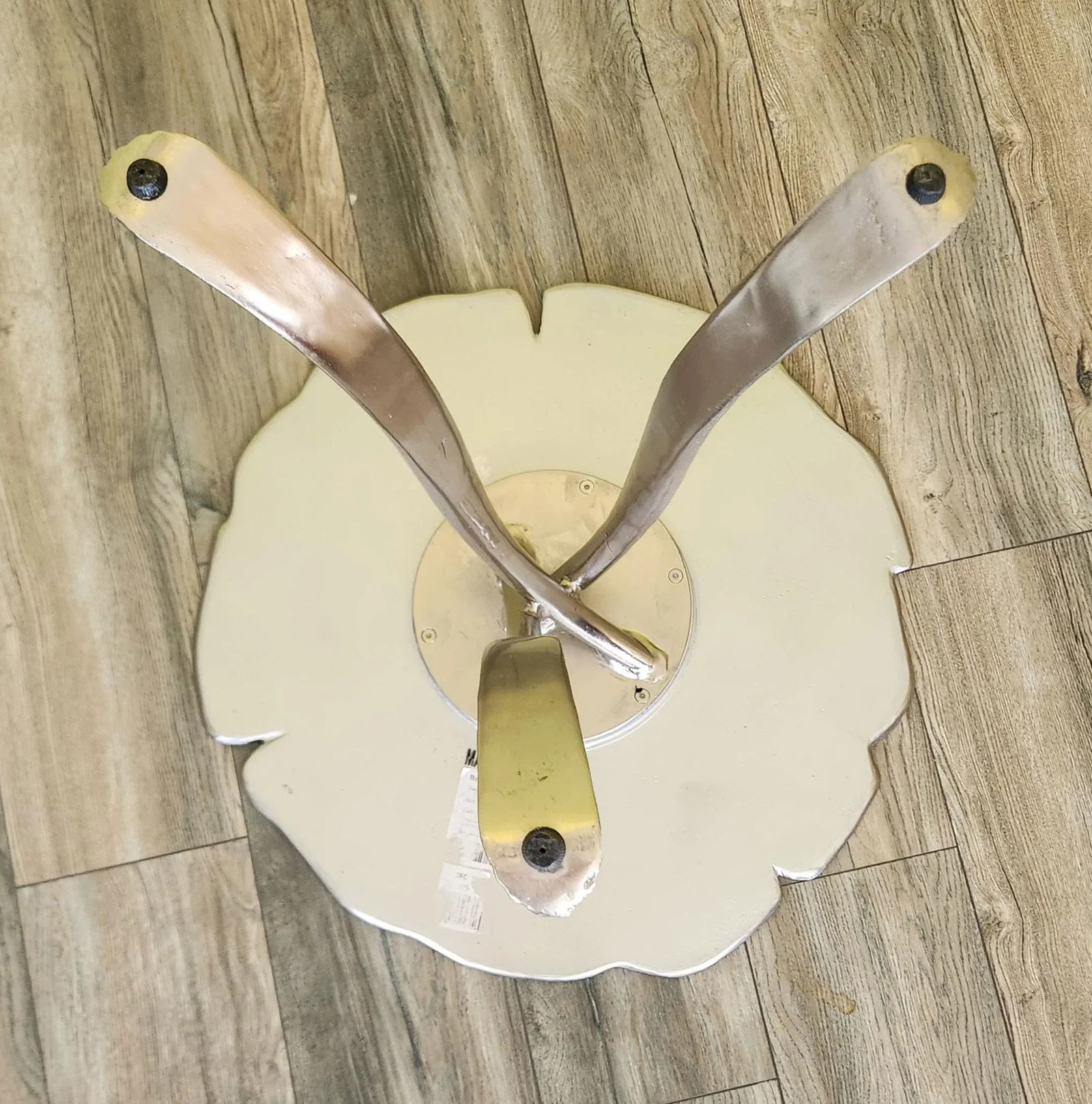 Bernhardt Annabella Stainless Steel Gingko End Table - 7