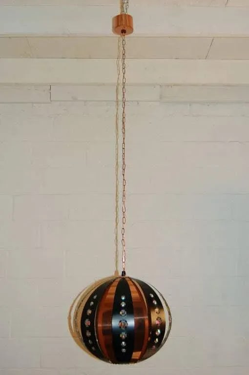 Werner Schou Mid-Century Modern Coronell Globe Pendant Ceiling Fixture - 7